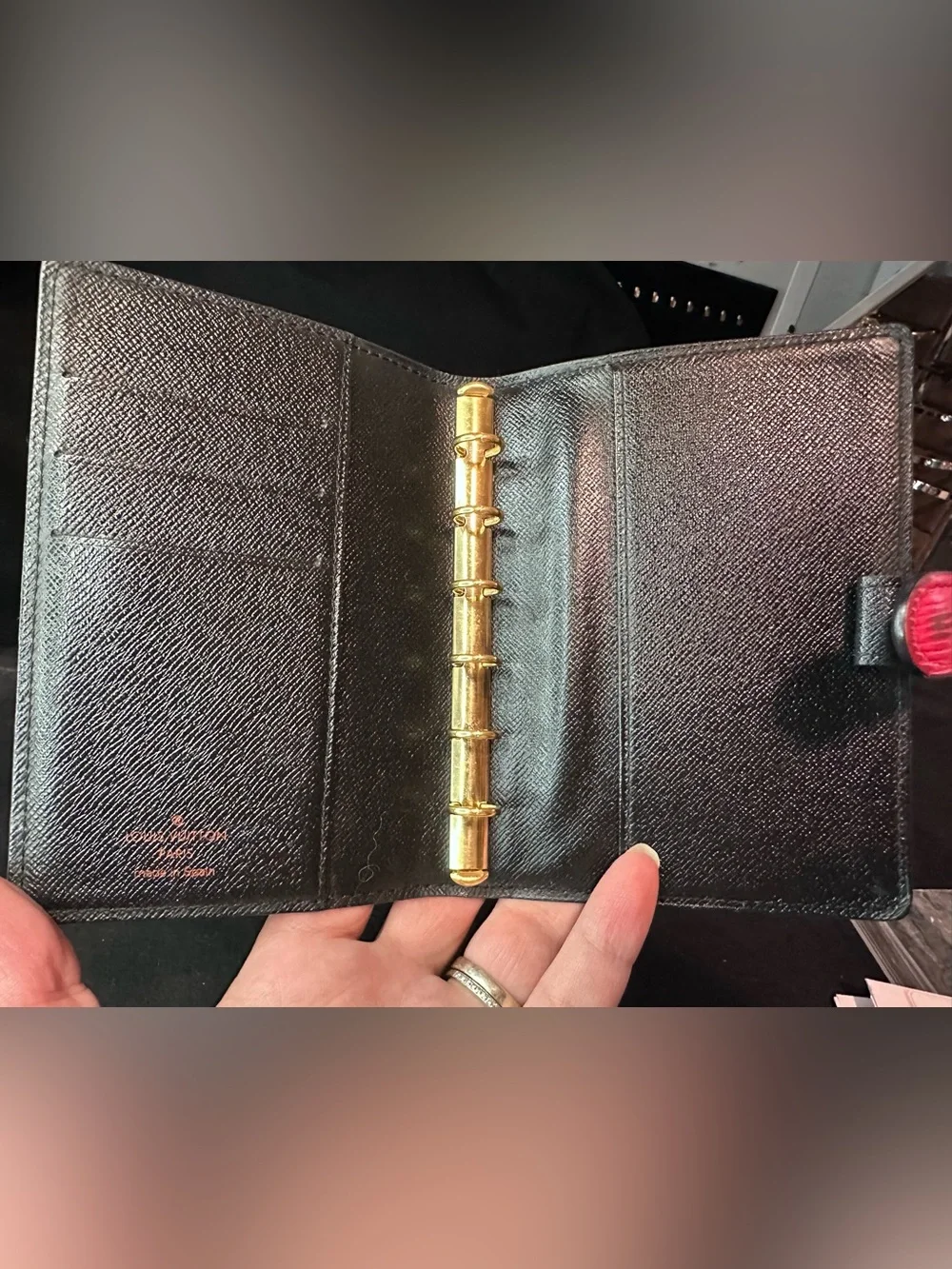 Louis Vuitton Pink Red Epi Agenda/Planner/Passport Cover PM